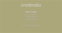 Desktop Screenshot of credendio.com